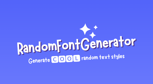 Random Font Generator Featured Image